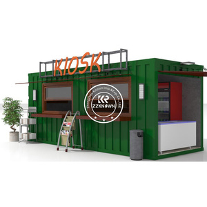 Contenedor Prefabricado de Diseño Personalizado para Cafetería, Contenedor de Envío de 20 pies, Bar, Cafetería, Cafetería de <span class=keywords><strong>Playa</strong></span>, Contenedor de <span class=keywords><strong>Café</strong></span> - Product Image 4