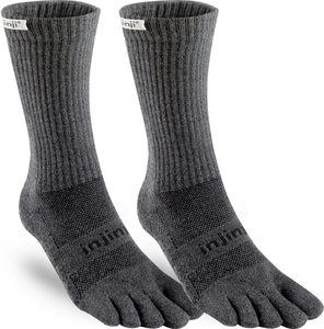 Benutzer definiertes Logo <span class=keywords><strong>INJINJI</strong></span> Trail Mittelgewicht Mini Crew No Show Coolmax Zehen socken - Product Image 2