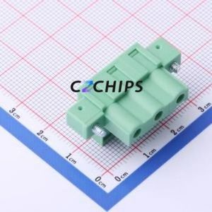 KF2EDGKM-7.5-3P Plug-in Terminal Block P=7.5mm Connector Plug Screw Fixing 1x3P 7.5mm - Product Image 2