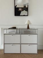 Moderne Modulare Aufbewahrungsschränke für Wohnzimmer, Esszimmer, Hausbar, Hotel, Einfache Montage, Langlebiger Edelstahl, Umweltfreundlich