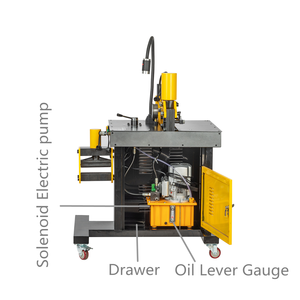 Presse hydraulique portable DHY-150 pour la découpe, le pliage et le poinçonnage de barres en cuivre - Product Image 5
