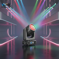 Projecteur LED professionnel 200W Sharpy à tête mobile DMX512 FB4, contrôle RGBWA, blanc chaud, 11 couleurs, 540° de rotation, 270° d'inclinaison