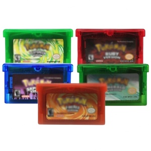 Leaf Hot Emerald Green RireRed Ruby Sapphire Popular Pokemened for GBA <b>Games</b> for GBA Cards - Product Image 1