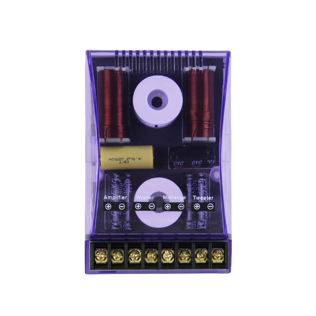 Audio Speaker Crossover 3 Way Treble Mid Bass Frequency Divider Crossover Car Audio Speaker