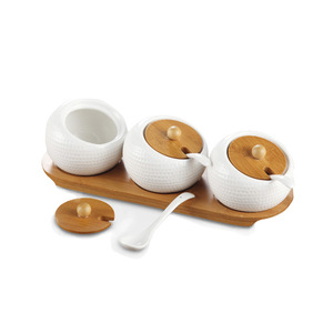 برطمان توابل من البورسلين ، وعاء وعاء وعاء من الخزف مع خزف - Product Image 2