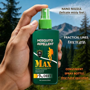 Spray <span class=keywords><strong>anti</strong></span>-moustiques naturel à base de plantes, écologique, pour enfants, contenant carré en plastique avec design de dessin animé - Product Image 5