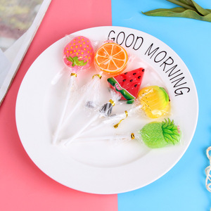 Venta al por mayor 15g Xiaodi Orchard Lollipops aperitivos dulces con sabor a fruta para niños cantimplora de caramelo sólido embalaje a granel patrón de palo - Product Image 3