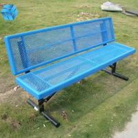 Banc en aluminium moulé de style européen, résistant à l'eau, en alliage, résistant à la rouille, résistant à la peinture, 150 cm, double siège, pour parc et salle de sport