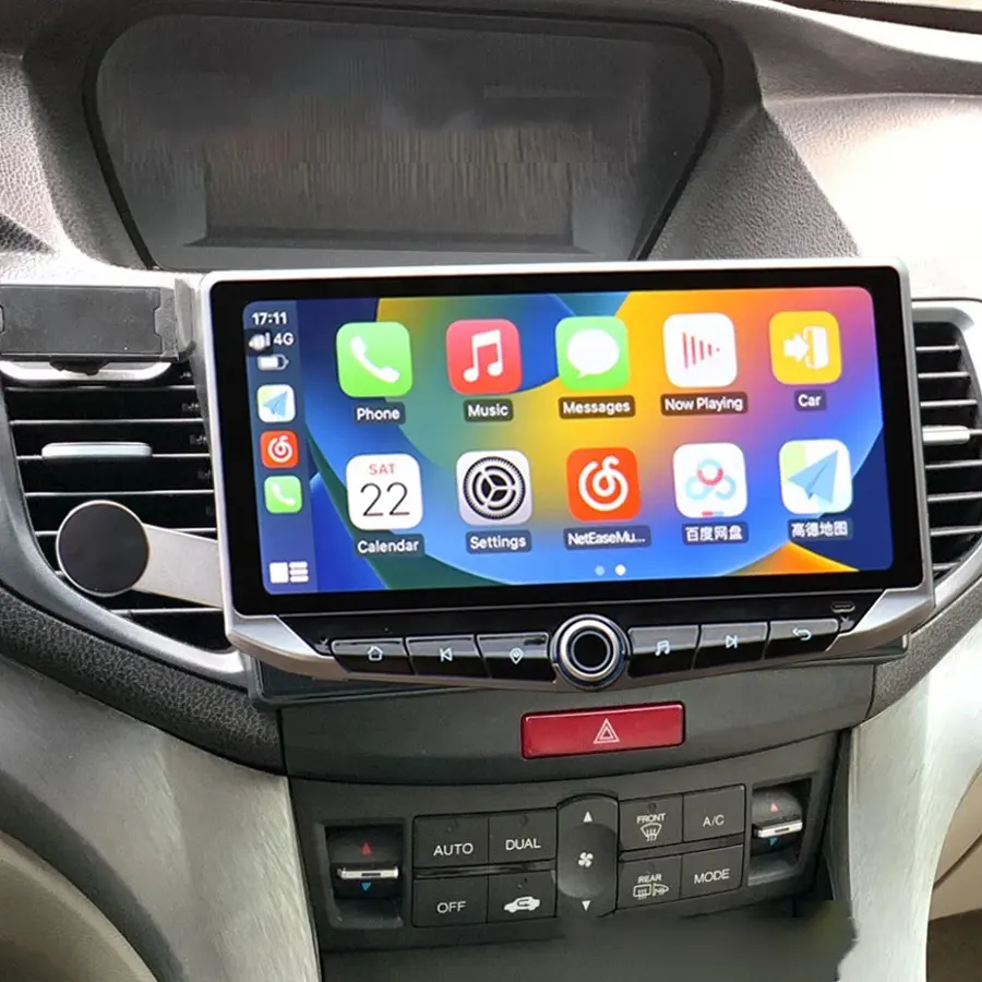 10.88 inci untuk Honda Accord 8 Acura TSX 2008 - 2012 mobil Radio GPS Android 13 sistem Multimedia navigasi Auto BT No 2 Din DVD