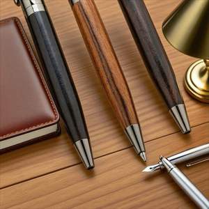 High Quality Custom Twisted Design Wooden Liquid Ballpoint <b>Pen</b> Eco-Friendly Business Office Writing Gift with Personalized Logo - Product Image 3