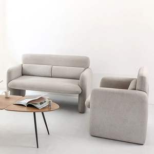 Commercio all'ingrosso moderno elegante orsacchiotto in pile divano singolo sedia con braccioli <span class=keywords><strong>e</strong></span> cuscino accento sedia per sala da pranzo soggiorno camera da letto - Product Image 5