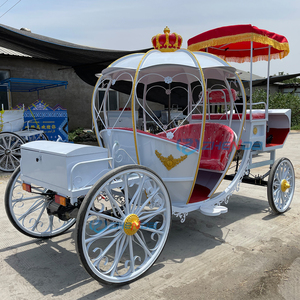 Carruaje Eléctrico de Estilo Europeo de 4 Ruedas para Transporte Especial, Turismo, Bodas, Paseos en Carruaje de Calabaza, Carritos Turísticos Tirados por Caballos - Product Image 4