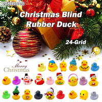 Drôle bébé salle de bain baignoire douche peluches nouveautés flottant petits canards en caoutchouc jaune en vrac boîte aveugle personnalisée en gros