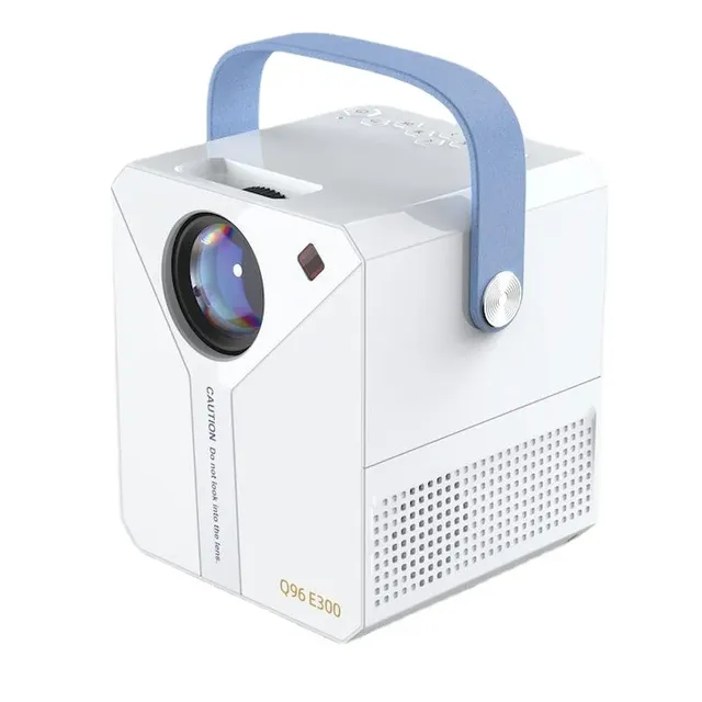 High Definition 720P Smart LCD Projector Cinema Screen with Extreme Color Custom Lens for WiFi Android 9 Home Theater