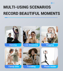 K28 - <span class=keywords><strong>Palo</strong></span> Selfie Extensible de 1.75 m, Trípode para Teléfono, <span class=keywords><strong>Palo</strong></span> Selfie para Vlog/Selfie/Video, 360 Grados, Todo en Uno, Retráctil, de Aluminio - Product Image 5
