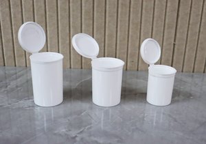 6 13 19 30 60 Dr Plastic Pop Top Pillenfles Kindveilige Flesjes Plastic Geurbestendige Container - Product Image 4