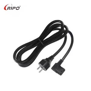 Cable de Extensión de Alimentación IEC C13 - C14 de Grado Industrial con Durabilidad Mejorada - Product Image 3