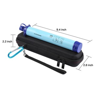 Portable Water Filter Storage Bag <b>EVA</b> Case With Zipper For Outdoor Use Customizable Color Multifunctional Protection - Product Image 4
