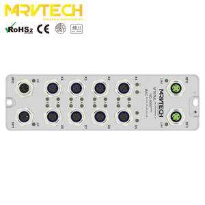 Module Fieldbus Marvtech IP67 M12 avec code A et code B, 8 connecteurs d'entrée, pièces EtherCAT, PC industriel, IO-Link - Product Image 2