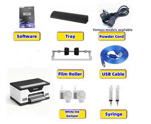 Lansong yüksek kalite A3 Dtf yazıcı makinesi için 330Mm Xp600 baskı ısı Transfer baskı T Shirt kap pamuk giyim kategori - Product Image 6