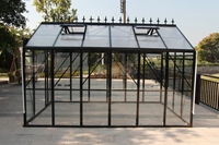 Serre en verre pour plantes de jardin, serre commerciale en verre pour l'extérieur, jardin, fabriquée en Chine
