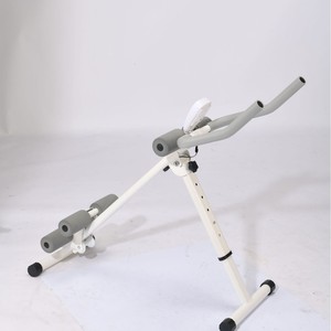 Máquina de Abdominales Plegable Blanca de 124x38x100cm para Reducción de Cintura, Uso en Casa u Oficina - Product Image 4