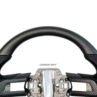 Volant en fibre de carbone noir mat de qualité supérieure, nouvelle collection, vente chaude usine, pièce de mise à niveau personnalisée pour Ford Mustang 2015-2023