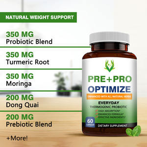Venta directa al por mayor Pre con cápsulas Pro Optimize para mejorar las condiciones de digestión, apoyar la gestión de la salud para mujeres y hombres - Product Image 3