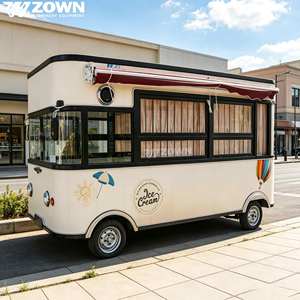 Carrito de Comida ZOWN con Toldo Retráctil de Tela Extendida e Integrada con Tracción Eléctrica, Asientos de Múltiples Filas y Ventanas de Venta Amplias - Product Image 1