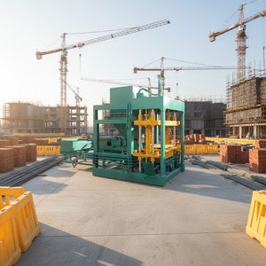 Machine automatique de fabrication de blocs hydrauliques QT4-20, ligne de production de briques creuses en béton à haute efficacité - Product Image 1