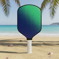 Raquette de pickleball MST approuvée USAPA en fibre de carbone T700, poignée allongée de 16 mm, surface à haute résistance à l'abrasion, grip à effet de rotation, raquette durable