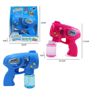 Pistolet à bulles électrique SQ à cinq trous en ABS, jouet d'été extérieur pour enfants avec souffleur de bulles et recharge - Product Image 6