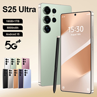 Smartphone Android S25 Ultra 5G pour le jeu, 16 Go + 1 To, 200 MP, grand écran 6,8'', batterie longue durée, double SIM 2026
