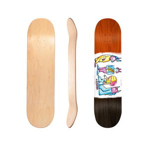 แผ่นสเก็ตบอร์ดเปล่าทำจากไฟเบอร์กลาสเมเปิลแบบกำหนดเองพร้อมโลโก้ - Product Image 3
