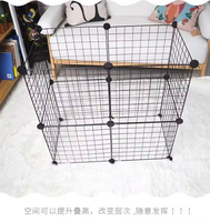 Offre Spéciale : Enclos de jeu pour chien sans creuser, clôture en filet DIY pour chat et petits animaux, enclos sécurisé pour animaux de compagnie pour jouer en intérieur