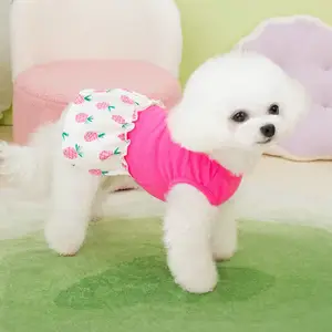 Roupas finas para animais de estimação, saia de verão e primavera, vestido de estilingue para gatos, roupas para cães, novidade