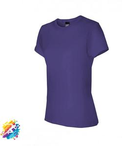 Camiseta Casual de Verano 2022 para Mujer, Cuello Redondo, Manga Corta, 100% Algodón, a Rayas, Transpirable - Product Image 5