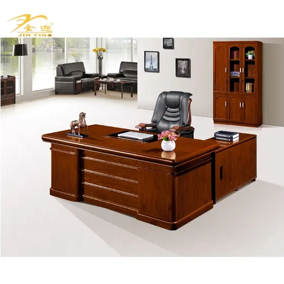 शास्त्रीय कार्यालय की मेज कैबिनेट दराज के साथ आधुनिक कार्यालय फर्नीचर कार्यालय डेस्क