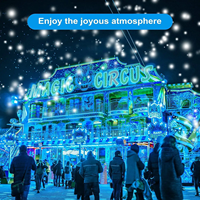 Outdoor Wasserdichte LED Solar Kupferdraht Weihnachtsbaum-Lichterkette IP65 Zertifiziert 100 LEDs 10m Länge 8 Funktionen Warmweiß