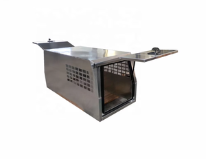 Caja <span class=keywords><strong>de</strong></span> <span class=keywords><strong>Transporte</strong></span> para Perros <span class=keywords><strong>de</strong></span> Aluminio Personalizada para Camioneta con Asa <span class=keywords><strong>de</strong></span> Cola <span class=keywords><strong>de</strong></span> Ballena, Cierre y Ventana - Product Image 3
