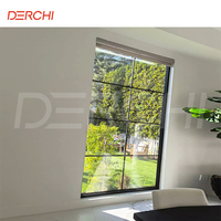 Ventanas Arqueadas de Diseño Simple, Doble y Triple Vidrio, Aluminio, Fijas, Forma Especial, Rotura de Puente Térmico, para Uso en Villas y Hoteles