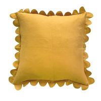 2 Pièces/Lot Nature French 100% Housse de coussin en lin Housses de coussin bord festonné lin vintage taie d'oreiller pour hôtel