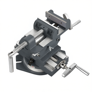 Tornillo de Banco Fervi con Base Giratoria, Ancho de Mordaza de 4 Pulgadas, Superficie de Mordaza Lisa de Grado Industrial para Trabajos de Metalurgia - Product Image 2