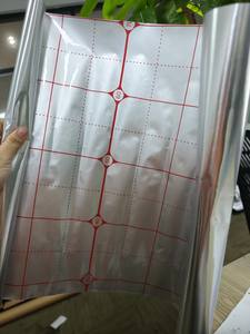 Film d'aluminium pour chauffage par le <span class=keywords><strong>sol</strong></span>, trois couches BOPP-AL-BOPP (50 m²/rouleau), 0,06 mm, marquages - Product Image 2