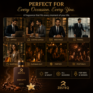 ZESTEQ Cocoty Parfum au chocolat et café de qualité supérieure 100 ml Eau de parfum de luxe pour hommes et femmes avec un arôme chaud, sucré et gourmand - Product Image 6