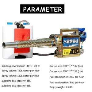 Atomizador Portátil de Desinfección a Gasolina, Máquina de Nebulización Térmica ULV, Nebulizador para Control de Plagas y Mosquitos - Product Image 4