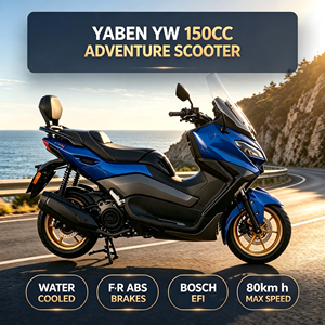 <span class=keywords><strong>Moto</strong></span> tout-terrain YABEN modèle YW 150CC à refroidissement par eau, ECU BOSCH EFI, freins ABS avant et arrière, Zhejiang, longue durée de vie - Product Image 2