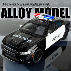 Schivare caricabatterie 1:32 lega di polizia in lega modello di auto modello di simulazione in metallo giocattolo <span class=keywords><strong>Muscle</strong></span> Car modello - Product Image 2