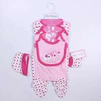 Nouvel Ensemble Cadeau Chaud de Vêtements pour Bébé, 8 Pièces, Motif Dessin Animé, 100% Coton, pour Nouveau-Né