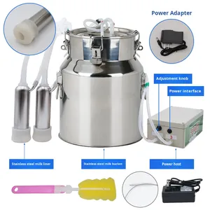 14L xung điện có thể sạc lại trực tiếp hút sữa 5L 10L sữa bò sữa cho bò cừu lõi thành phần động cơ thú y sử dụng - Product Image 4